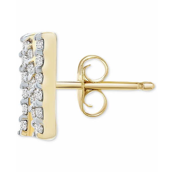 2022年最新版☆高級感溢れる ラップド ピアス＆イヤリング アクセサリー レディース Diamond Cluster Stud Earrings  (1/4 ct. in 14k Gold, Created for Macy's Yellow Gold
