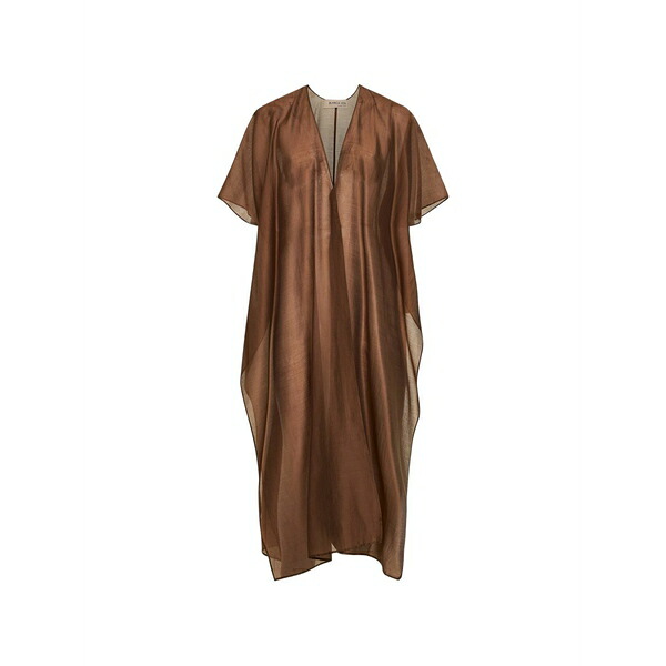 ブランカ ヴィータ レディース ワンピース トップス Kimono dress Brown|asty