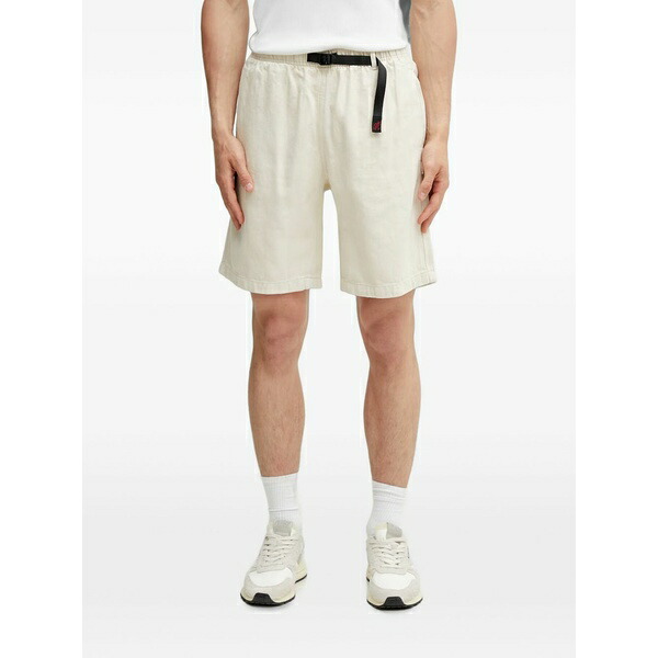 グラミチ メンズ カジュアルパンツ ボトムス Belted elasticated shorts Neutrals｜asty 34,970円
