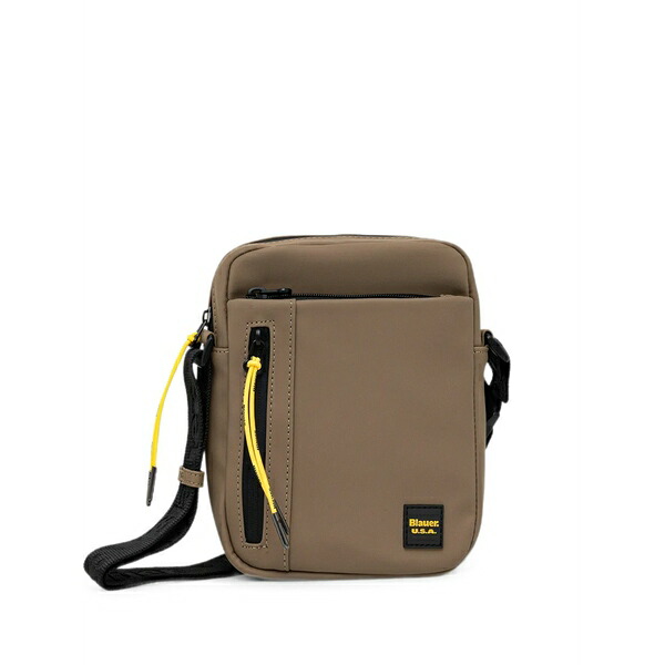 ブラウアー メンズ ビジネス系 バッグ Logo-patch belt bag Neutrals|asty
