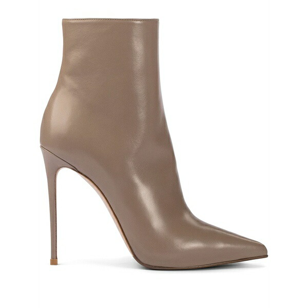 ル シラ レディース ブーツ シューズ Eva 120mm leather ankle boots Brown｜asty