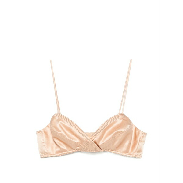エルマンノ シェルヴィーノ レディース カットソー トップス Crossover-front satin top Neutrals｜asty