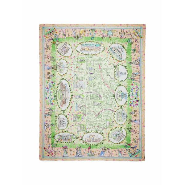 ファリエロ サルティ メンズ マフラー・ストール・スカーフ アクセサリー X paolo fiumi giardino boboli scarf Neutrals｜asty