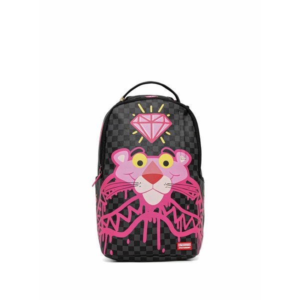 スプレーグランド レディース バックパック・リュックサック バッグ Pink panther checkered backpack Black|asty