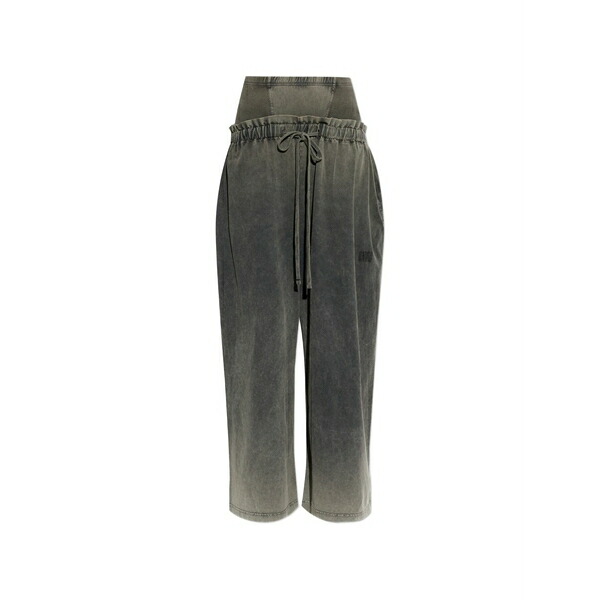 ナウルズ レディース カジュアルパンツ ボトムス Drawstring trousers Grey