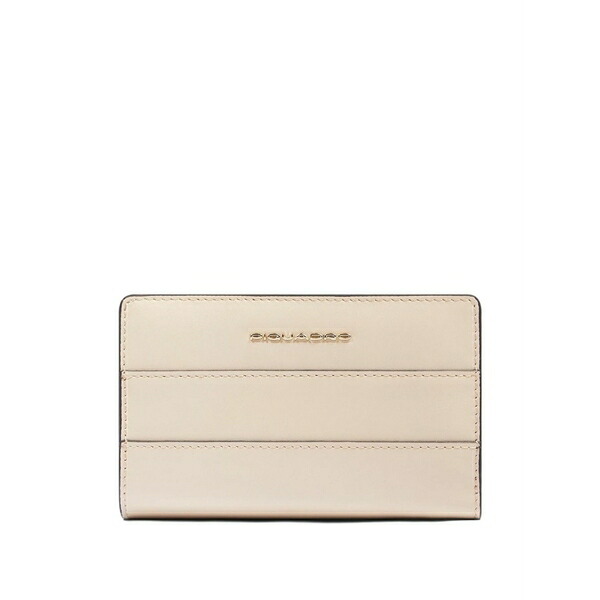 ピークアドロ  レディース 紙入れ 付属品 Bi-fold wallet Neutrals