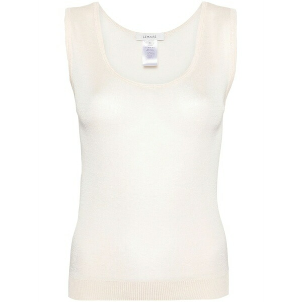 ルメール レディース カットソー トップス Seamless semi-sheer tank top Neutrals