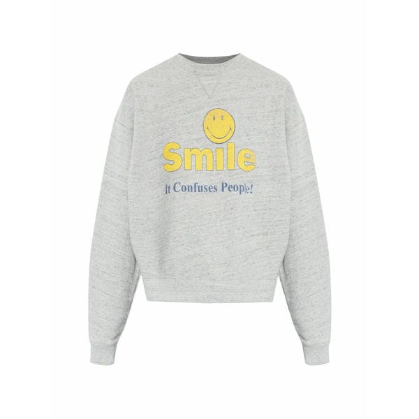 ディースクエアード レディース 編み物\u0026スウェーター アウター Printed sweatshirt  Grey