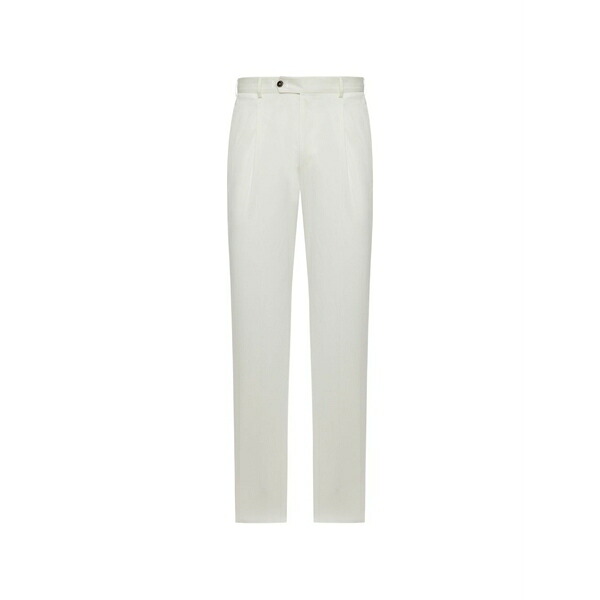 PTトリノ メンズ 心地好いズボン下 ボトムス Tailored pleated trousers Neutrals