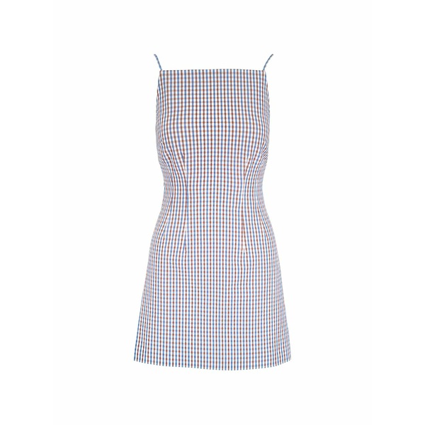 ヴェロニカ ベアード レディース ワンピース トップス Chester gingham-check dress Blue｜asty
