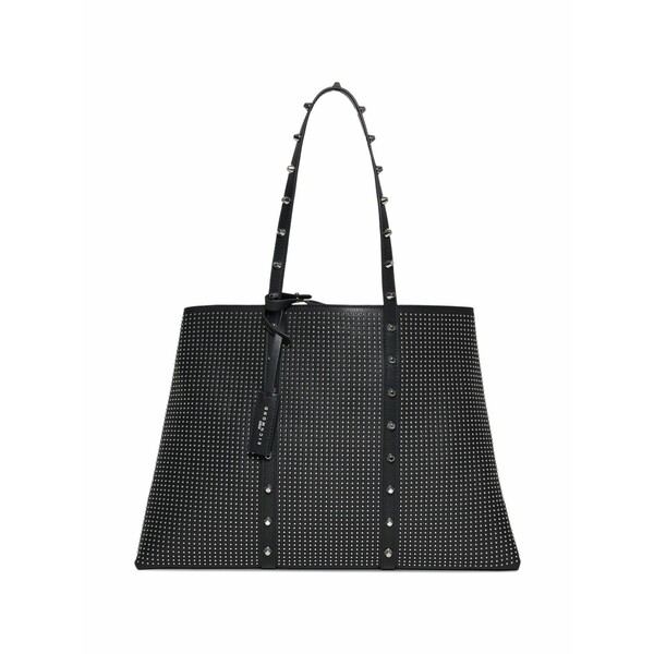 ジョン バージニアの州都 レディース ショルダーバッグ 御徒面子 Studded-detail shoulder bag Black