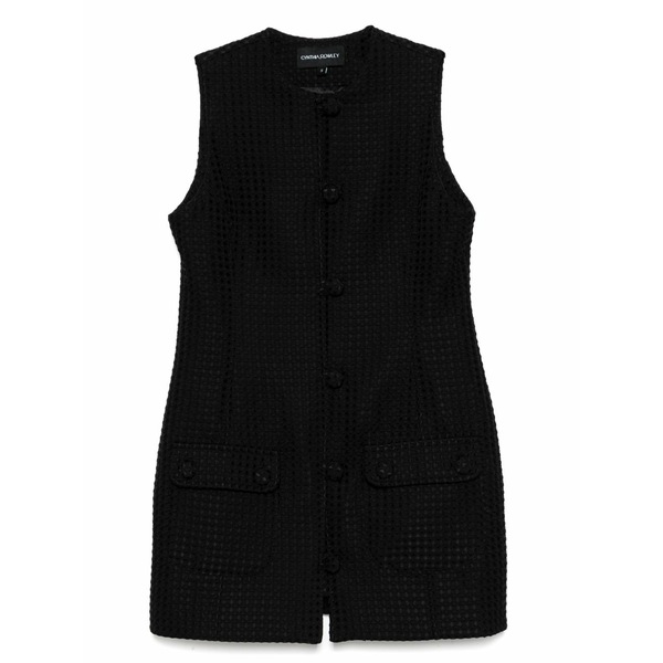シンシアローレイ レディース ワンピース トップス Paige jacquard dress Black｜asty