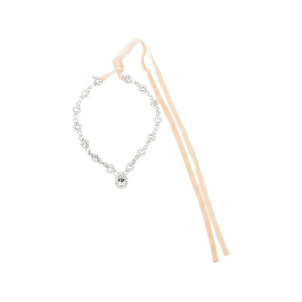 ヌメロ ヴェントゥーノ レディース ネックレス・チョーカー・ペンダントトップ アクセサリー Crystal-embellished necklace Silver|asty