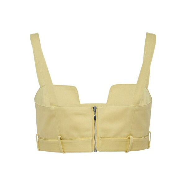 アレクシス レディース カットソー トップス Veri clasp-fastening strap top Yellow