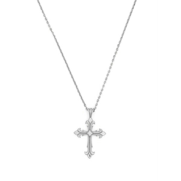 エマニュエレ ビコッキ メンズ 首飾り・チョー鉄道車両 佩び物 Fleury cross necklace Silver