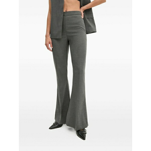 ゲタス レディース 心地好いズボン下 ボトムス Flared trousers Grey