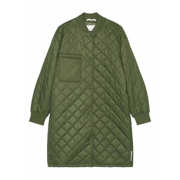 マルコポーロ レディース コート アウター Quilted coat Green｜asty