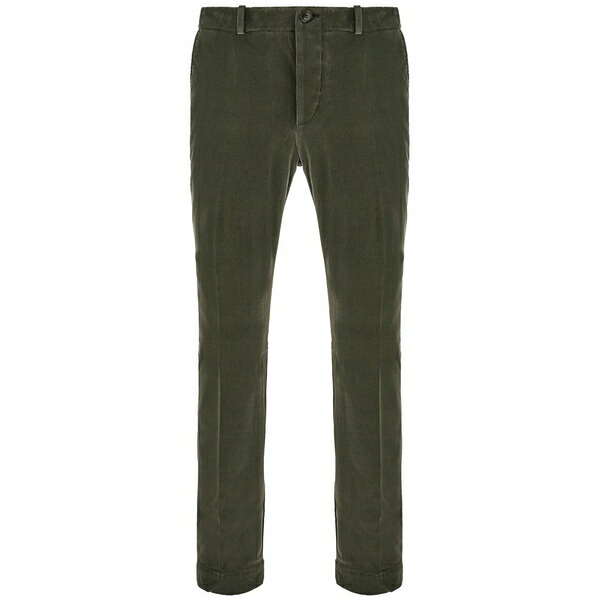 アールアールディ メンズ カジュアルパンツ ボトムス Corduroy chino trousers Green