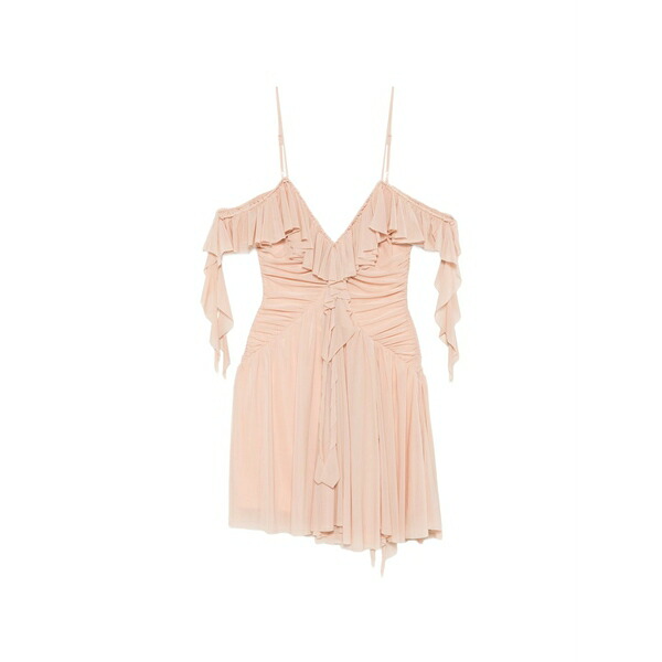 アニエバイ レディース 衣装 トップス Xena ruffled mini dress Pink