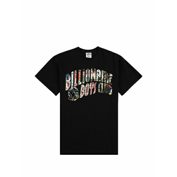 ビリオネアボーイズクラブ メンズ ティーシャツ トップス Curve collage t-shirt Black Tシャツ・カットソー-トップス-メンズファッション