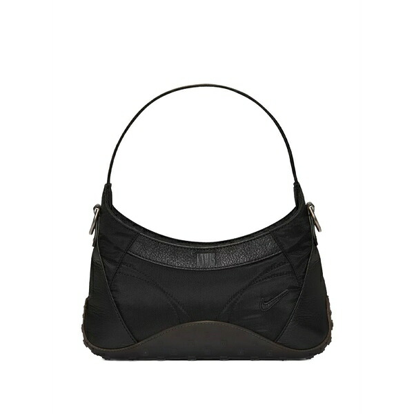 ナイキ レディース ショルダーバッグ バッグ X knwls razr textured shoulder bag Black｜asty