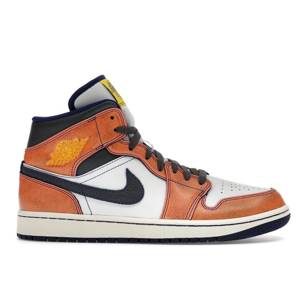 Jordan ジョーダン メンズ スニーカー  【Jordan 1 Mid SE Summit White Crimson Bliss Deep Royal Blue Iron Grey】  サイズ US_12(30.0cm) Summit White/Crimson Bliss/Deep Royal Blue/Iron Grey