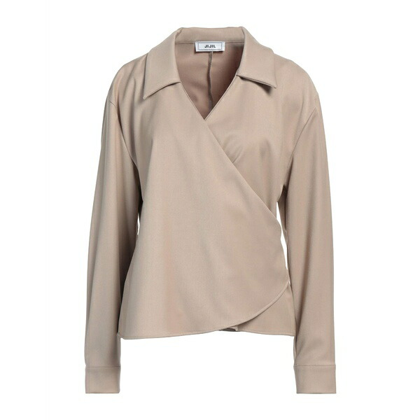 【送料無料】 ジジル レディース Tシャツ トップス Tops Beige