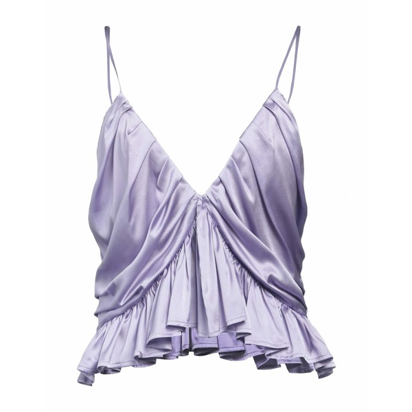 【送料無料】 セミクチュール レディース Tシャツ トップス Tops Purple｜asty