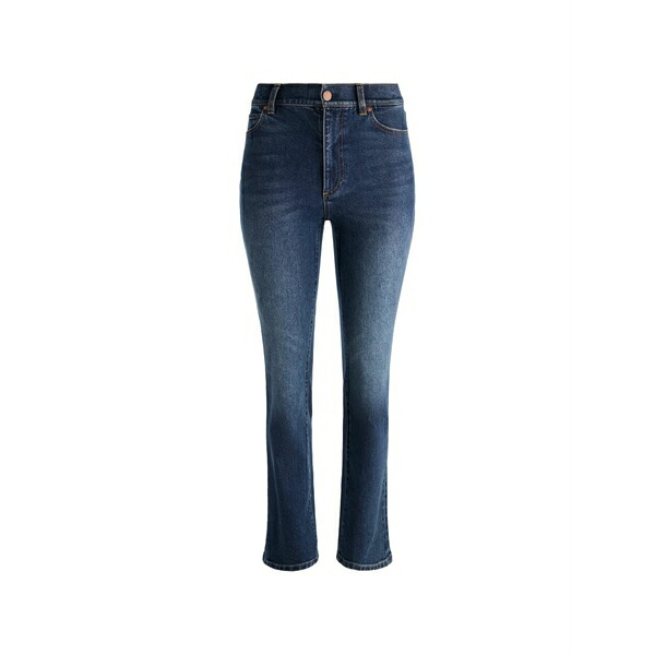 アリス アンド オリビア レディース デニムパンツ ボトムス Rich slim-fit jeans Blue｜asty