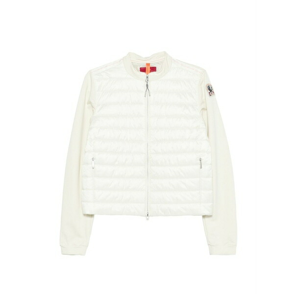 パラジャンパーズ レディース 上衣＆上衣 アウター Corina quilted zipped jacket White コート・ジャケット-レディースファッション