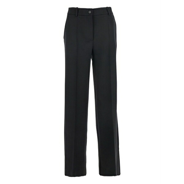 パロッシュ レディース カジュアルパンツ ボトムス Gabardine pocket trousers Black｜asty