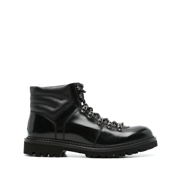 バレット メンズ ブーツ シューズ Leather boots Black