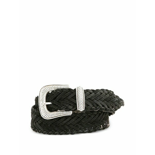 ケイトケイト レディース ベルト アクセサリー Tex mex braided leather belt Black｜asty