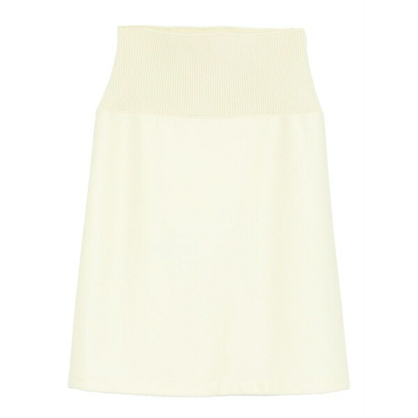 ジル・サンダー レディース スカート ボトムス Ribbed midi skirt Yellow｜asty