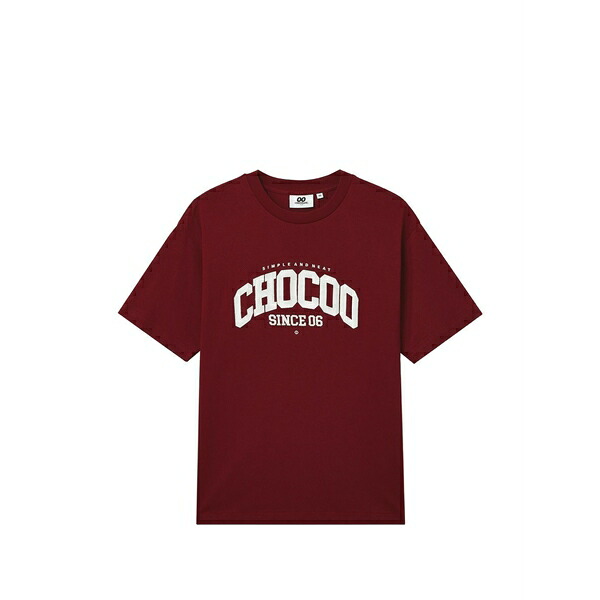 チョコレート レディース Tシャツ トップス Logo t-shirt Red|asty