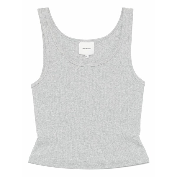 リフォメーション レディース カットソー トップス Olive tank top Grey｜asty