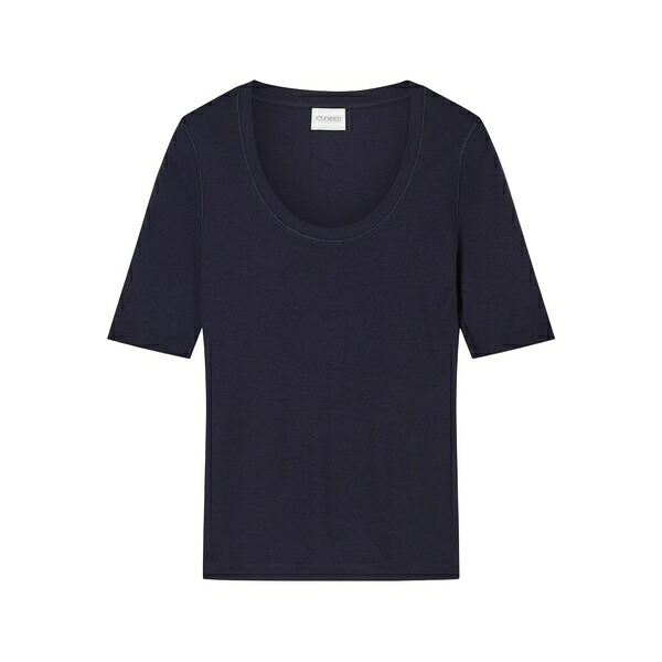 クローズド レディース Tシャツ トップス Cotton t-shirt Black
