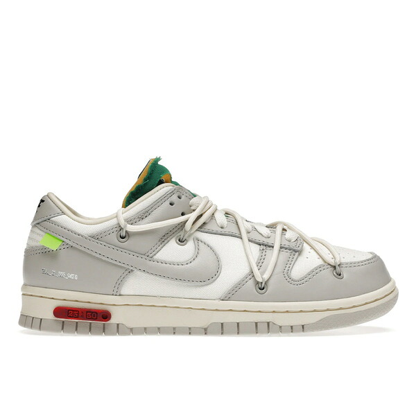 Nike ナイキ メンズ スニーカー 【Nike Dunk Low Off-White Lot 25】 サイズ US_M_4 Sail/Neutral Grey-Pale Ivory