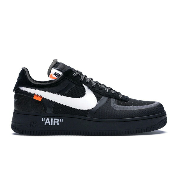 Nike ナイキ メンズ スニーカー 【Nike Air Force 1 Low Off-White Black White】 サイズ US_M_4.5 Black/White-Cone-Black