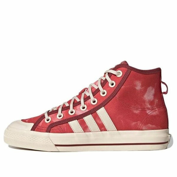 adidas アディダス メンズ スニーカー 【adidas Nizza Hi RF 'Bleached - Crew Red Wonder White' GX4585】 サイズ US_12.5(30.5cm)|asty