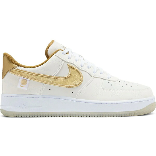 Nike ナイキ メンズ スニーカー 【Nike Air Force 1 Low Worldwide Katakana Gold】 サイズ US_9(27.0cm) White/Platinum Tint-Pure Platinum-Metallic Gold|asty