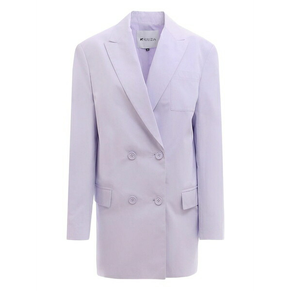 クリツィア レディース ジャケット＆ブルゾン アウター Button jacket Purple｜asty
