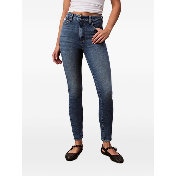 カルバンクライン レディース ジーンズズボン下 ボトムス High rise skinny jeans Blue