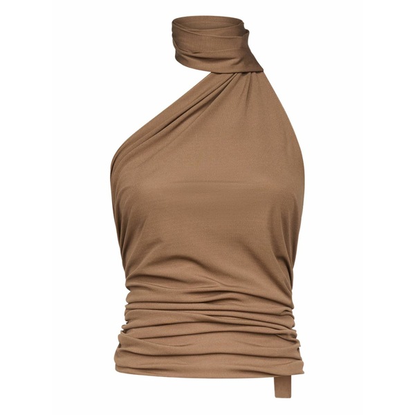 ルドヴィック ド サン セルナン レディース シャツ トップス Halter draped  top Brown
