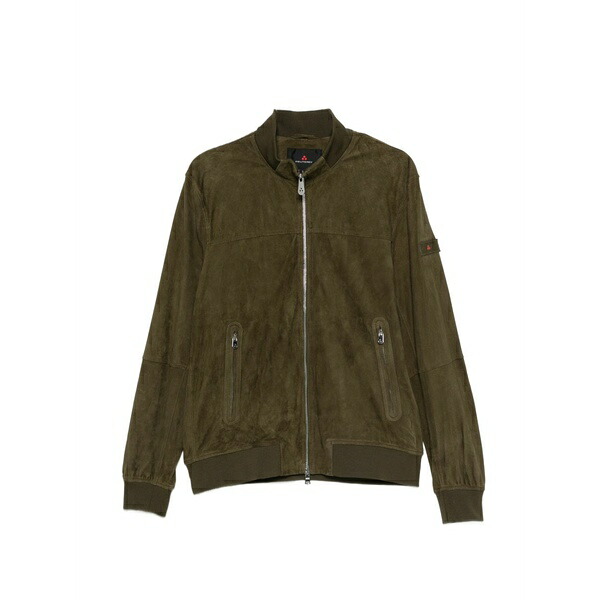 ピューテリー メンズ ジャケット&ブルゾン アウター Suede jacket Green|asty