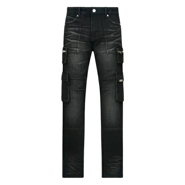 アールティーエー メンズ ジーンズズボン下 ボトムス Slate jeans Black