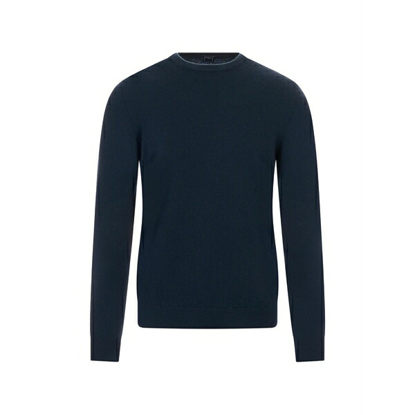 フェデーリ メンズ 編み物\u0026プルオーバー アウター Crew-neck sweater Blue