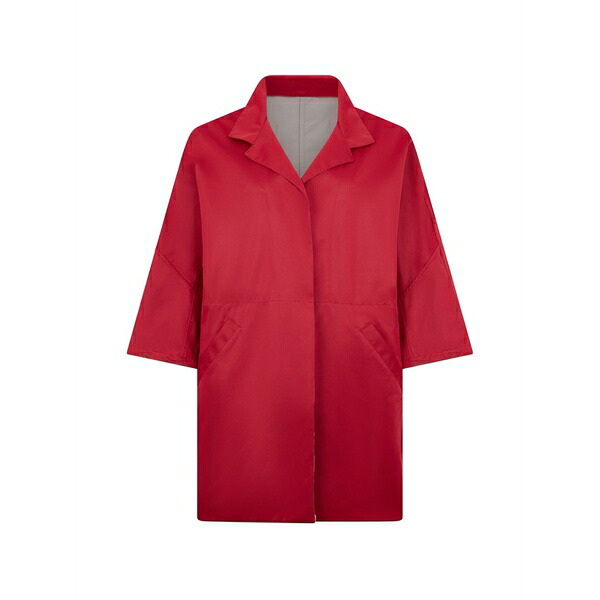 ムーレー レディース コート アウター Oversized collar coat Red｜asty
