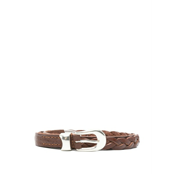 アワーレガシー メンズ 胴締め 佩び物 Braided belt Brown