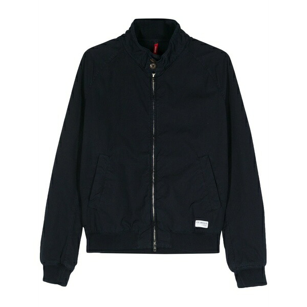 フェイ メンズ 上衣＆上衣 アウター Logo-patch ripstop jacket Blue コート・ジャケット-メンズファッション